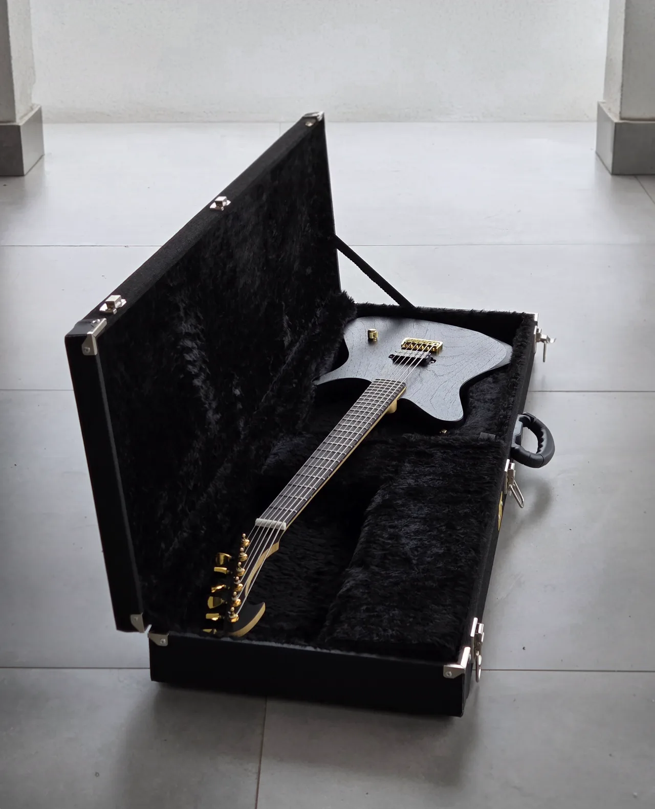 The Pan 630 in its open hardcase